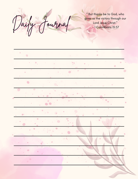 Beautiful 30-Day Devotional Journal for Women